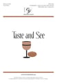 Taste and See SAB choral sheet music cover
